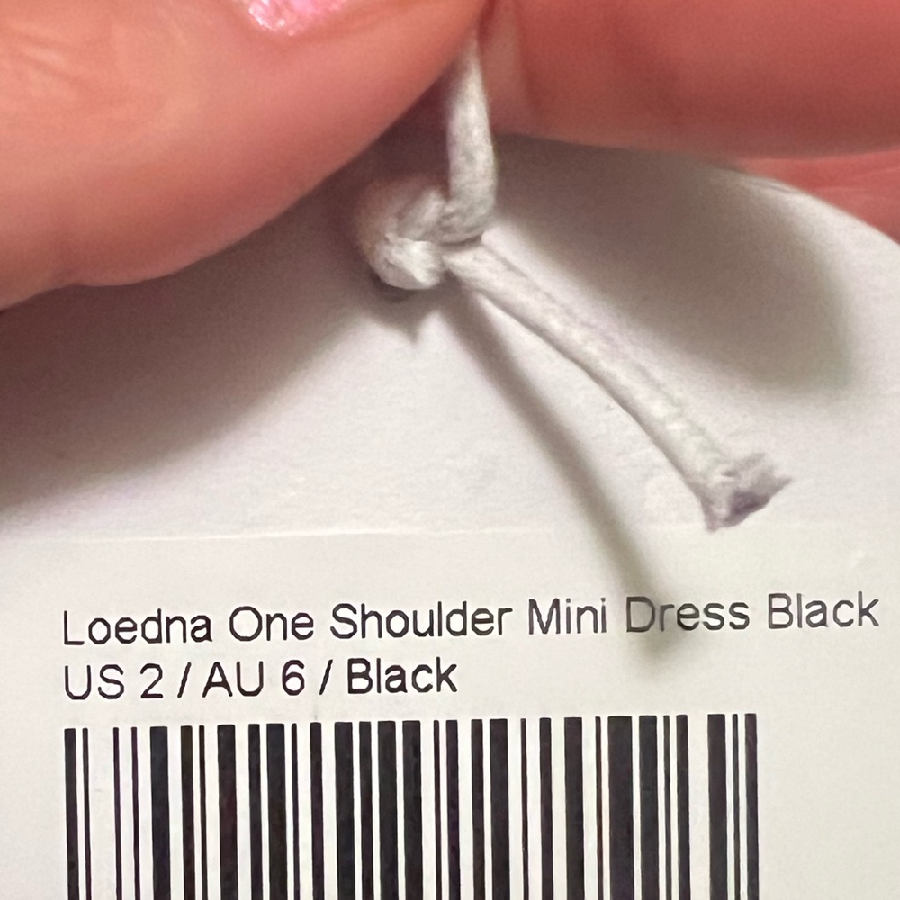 One Shoulder Mini Dress - US 2 - Picture 3 of 4